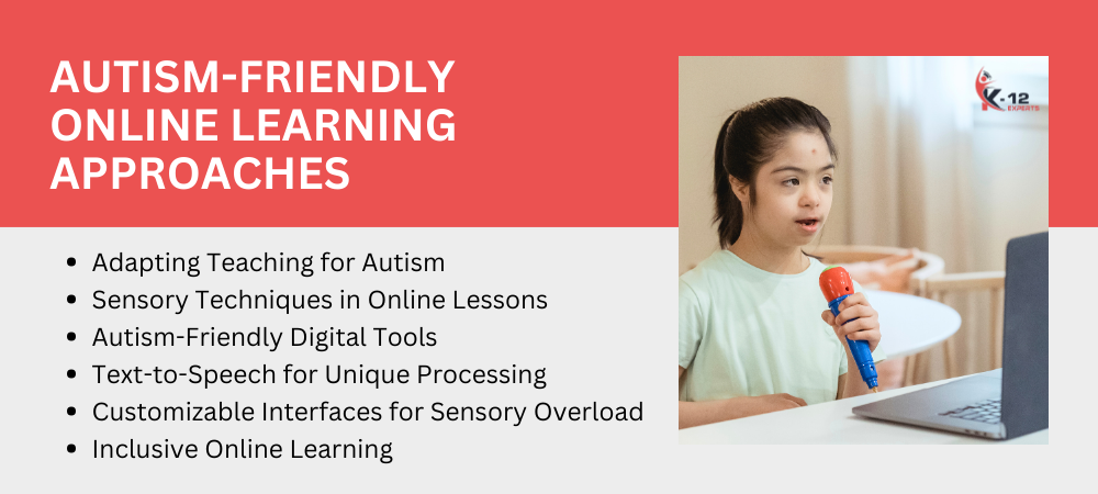 Autism-friendly Online Learning Approaches